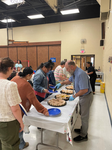 Serving-lunch